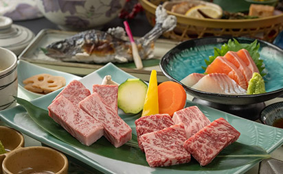 【お肉2倍◆メイン料理増量プラン】信州牛×飛騨牛を通常の倍量ご用意！■1泊2食■＜会員登録でいつでも5%お得！＞